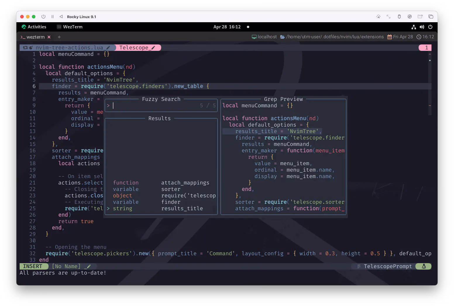 nvim-navbuddy&Telescope