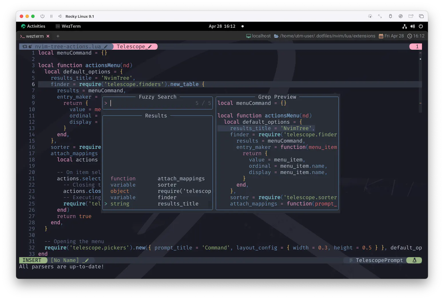 nvim-navbuddy&Telescope