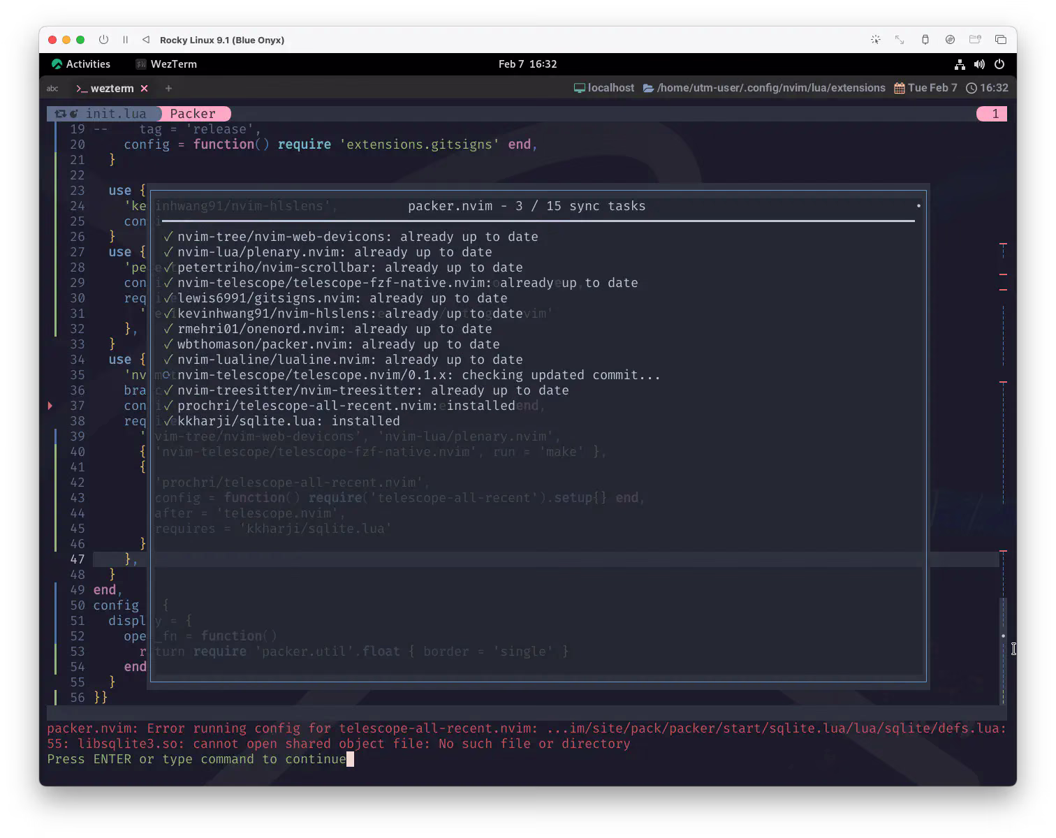install-sqlite3