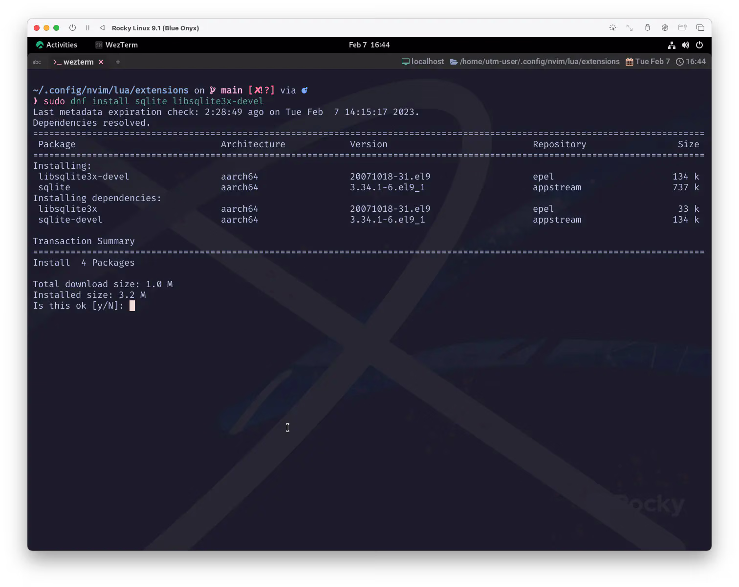 install-sqlite3