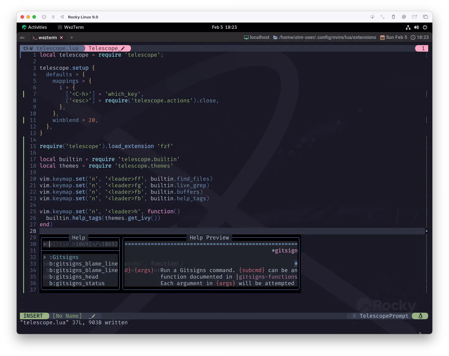 telescope-theme-cursor